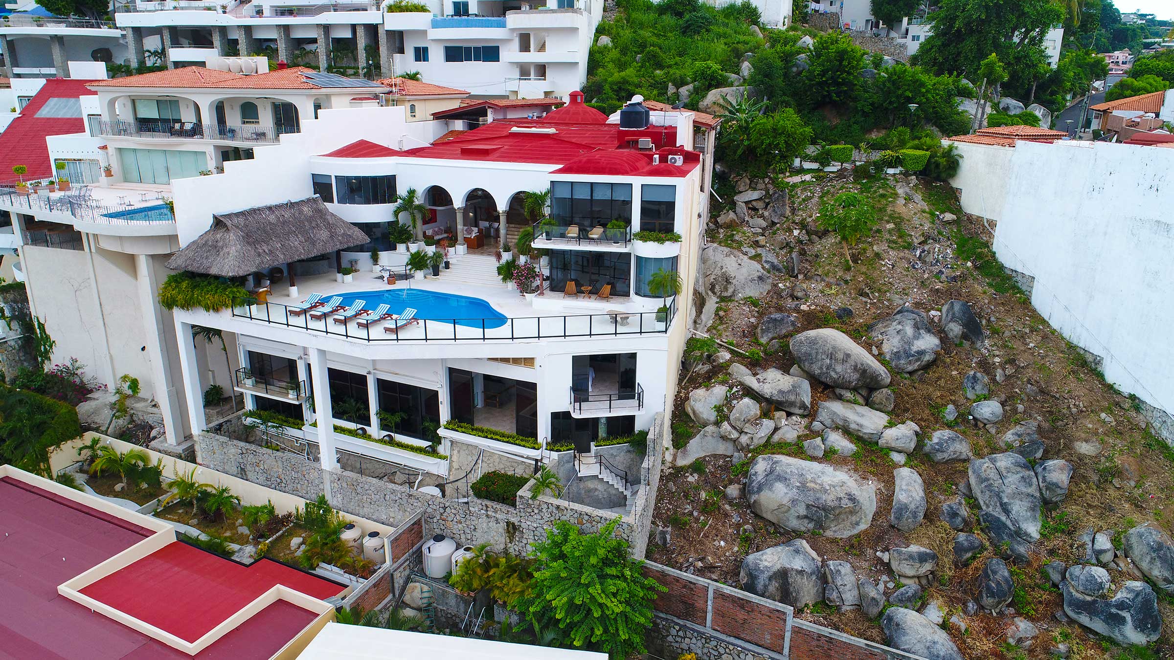 Casa Buenos Aires y lote adyacente, Acapulco