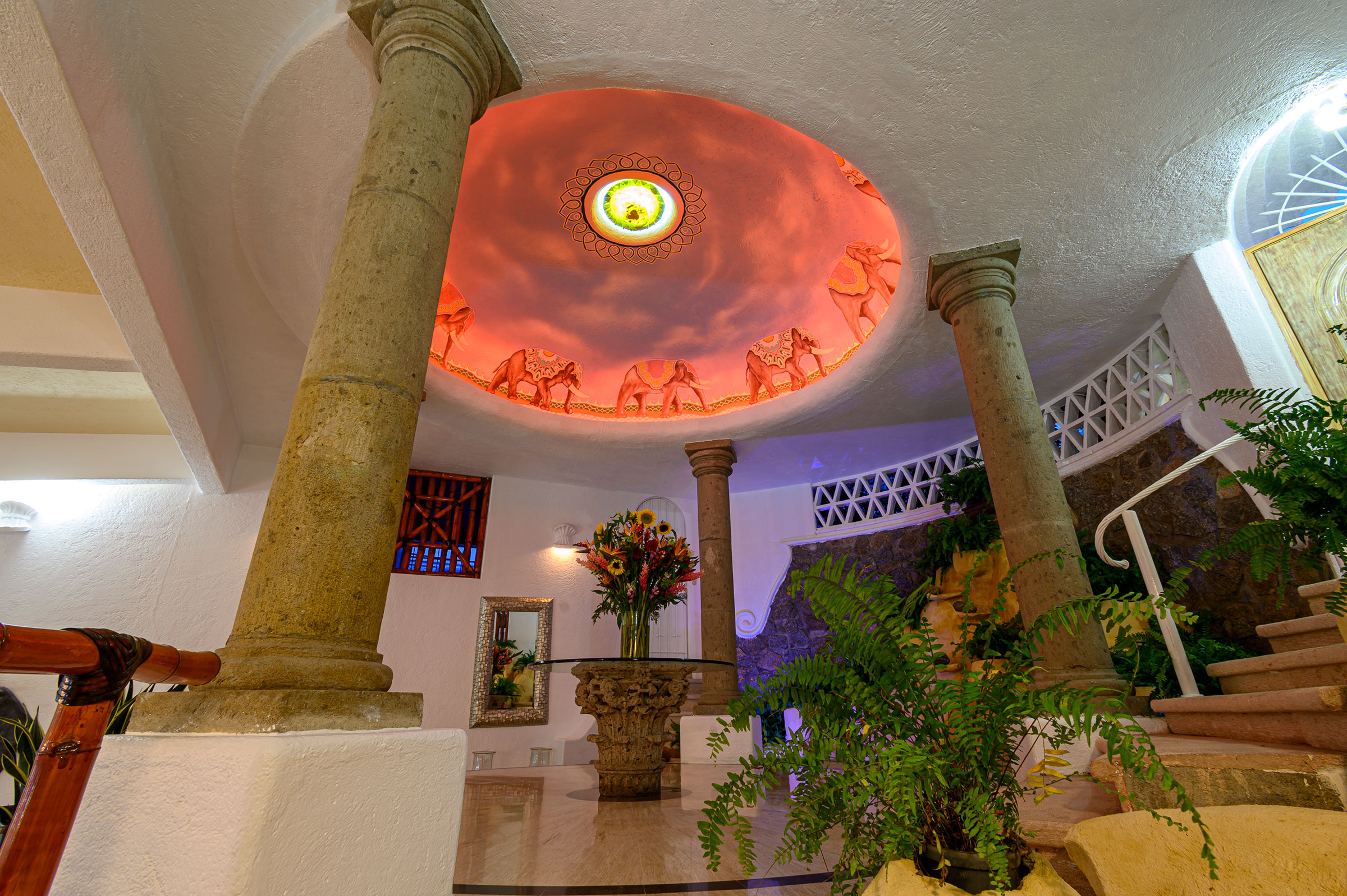 Cupula de elefante de Casa Buenos Aires, Acapulco