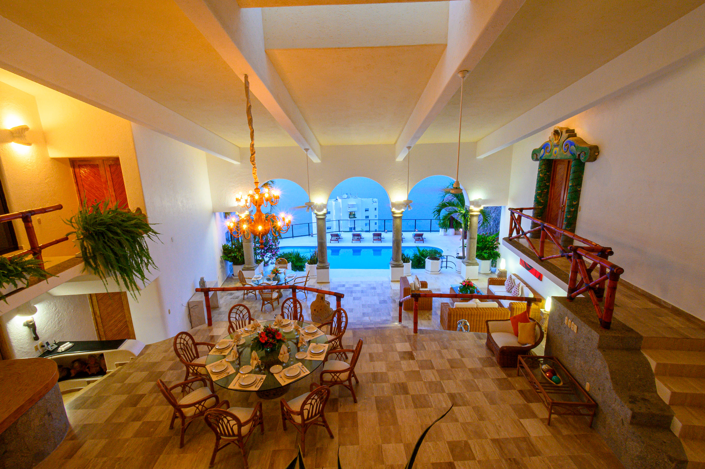 Interior at Casa Buenos Aires, Acapulco